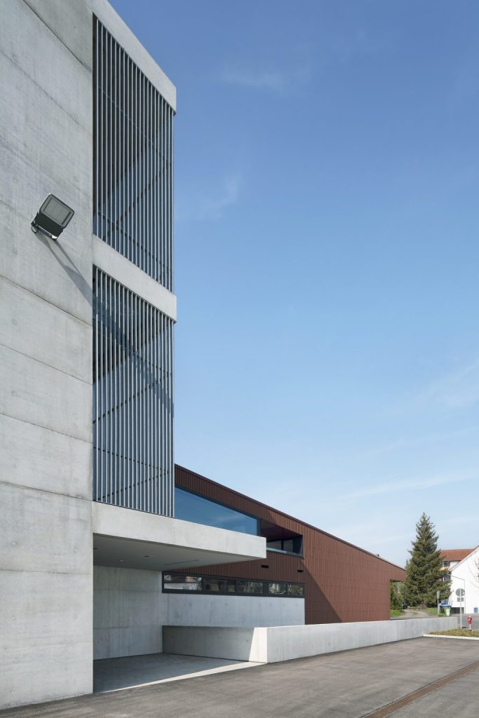 Moderne Architektur mit Betonfassade